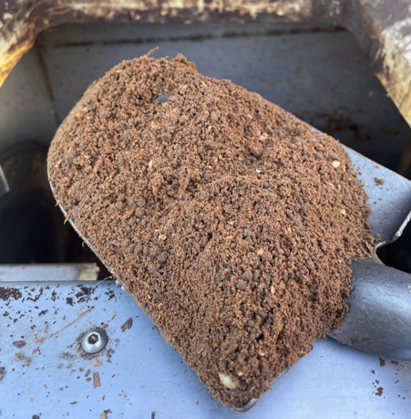 Brutons the Bakers food waste Bio-Processer output